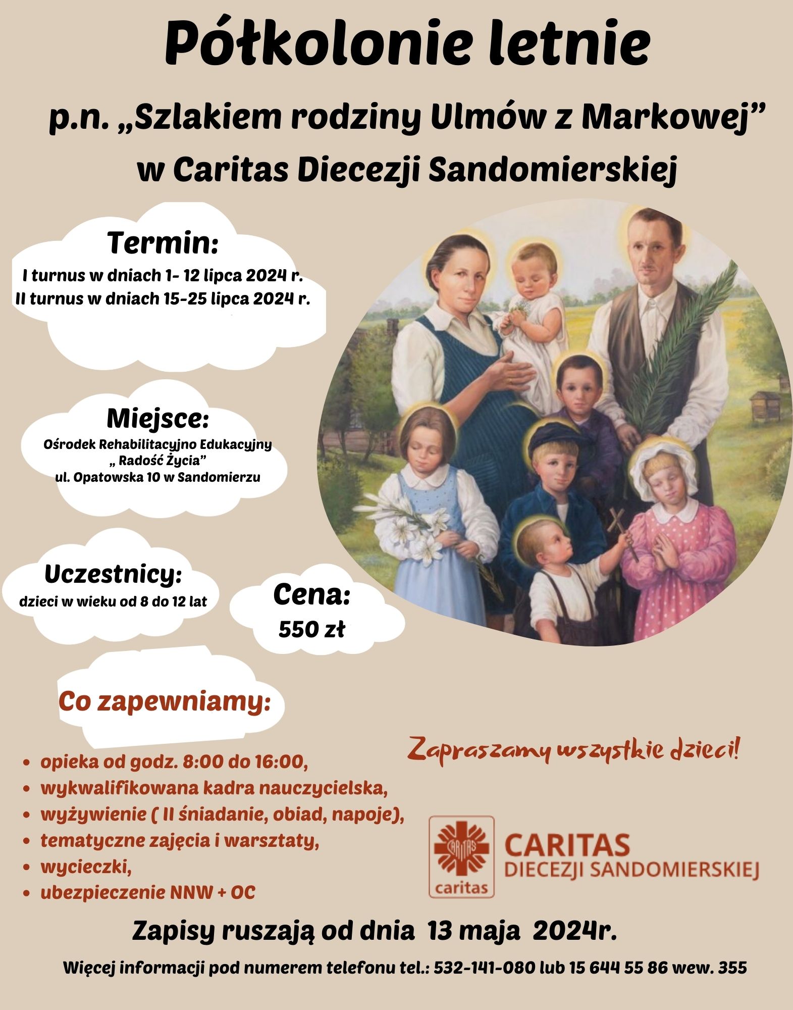 Letnie półkolonie z Caritas Diecezji Sandomierskiej – niezapomniana przygoda dla dzieci!