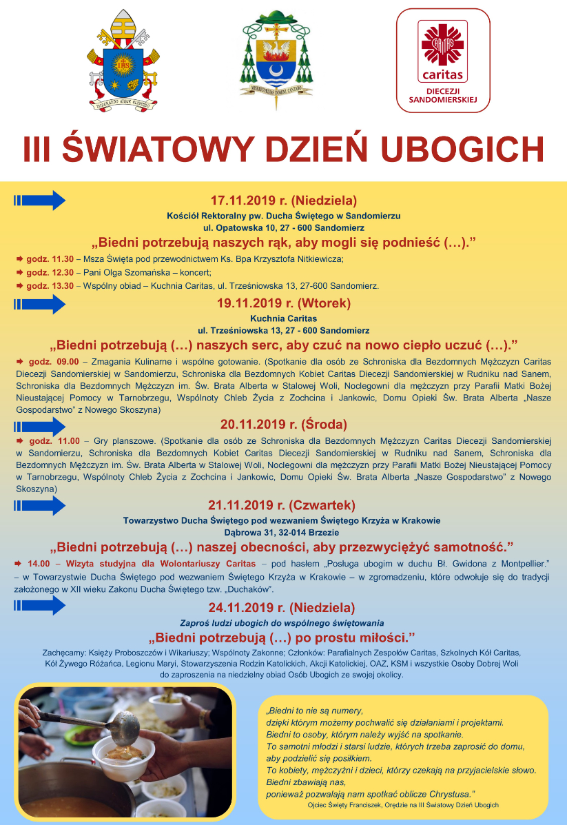 III Światowy Dzień Ubogich