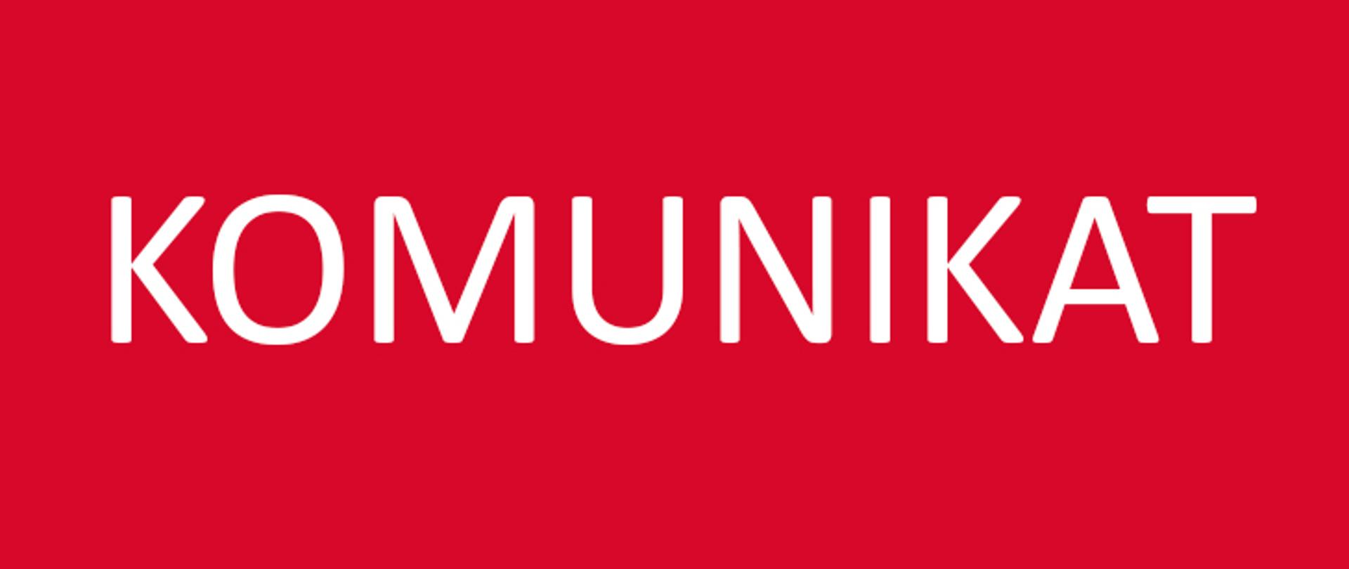 UWAGA! KOMUNIKAT!