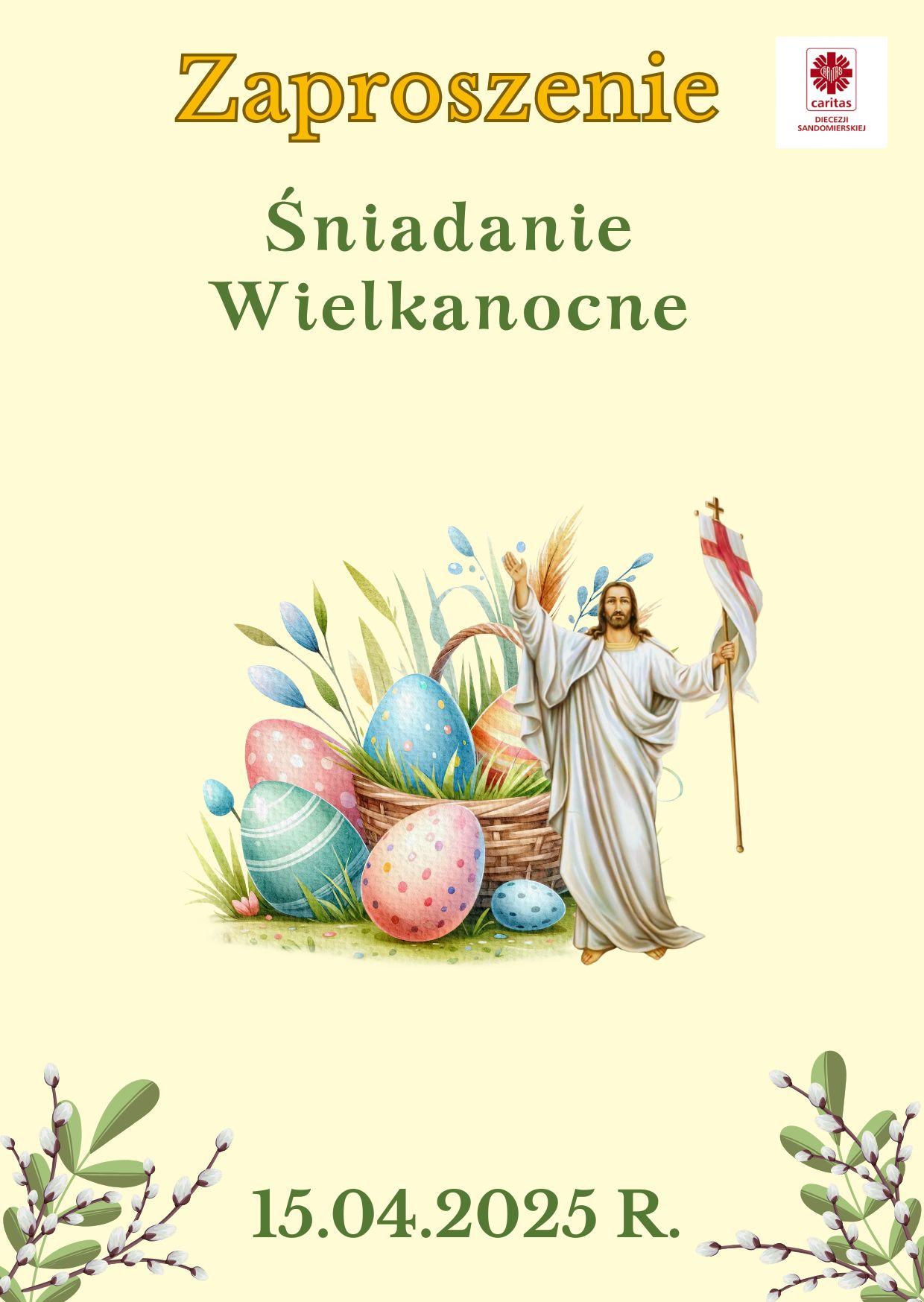 ZAPROSZENIE NA ŚNIADANIE WIELKANOCNE!!!