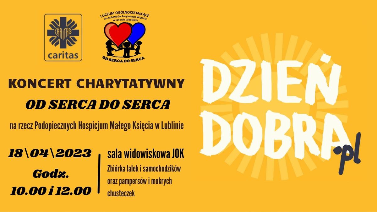 Koncert charytatywny ,,Od serca dla serca" w Janowie Lubelskim