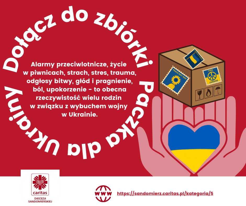 Nowa funkcjonalność na stronie - zbiórka Paczka dla Ukrainy