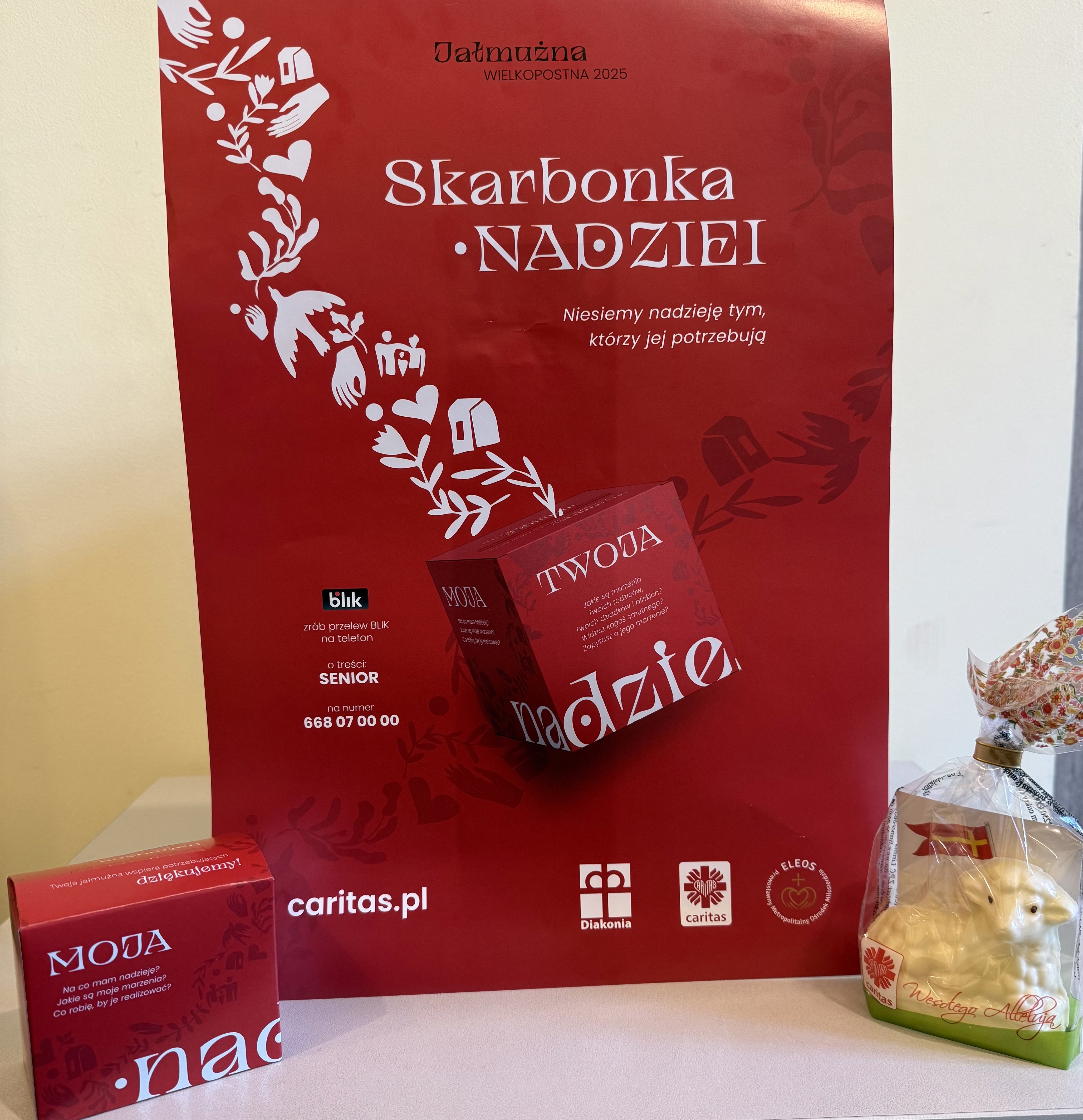 JAŁMUŻNA WIELKOPOSTNA - SKARBONKA NADZIEI