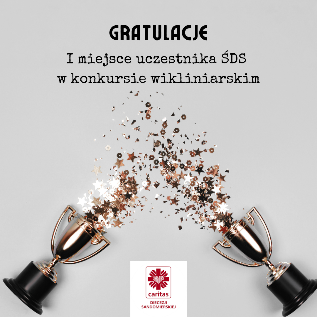 I miejsce uczestnika ŚDS w konkursie wikliniarskim
