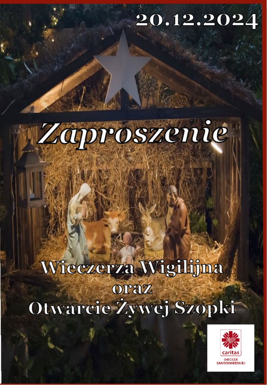 ZAPROSZENIE NA WIECZERZĘ WIGILIJNĄ